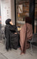 Layali Suede Open Abaya